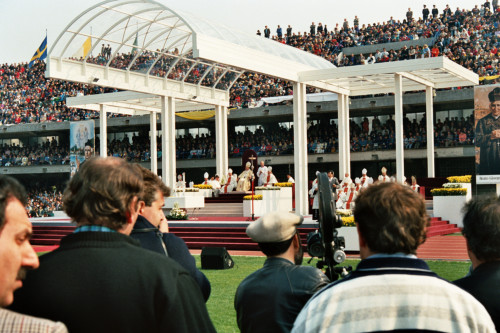 Papa Giovanni Paolo II - Verona (negativo) di Ceolin, Elio (ultimo quarto sec. XX)