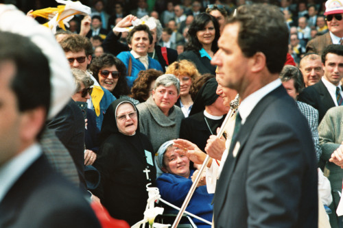 Papa Giovanni Paolo II - Verona (negativo) di Ceolin, Elio (ultimo quarto sec. XX)