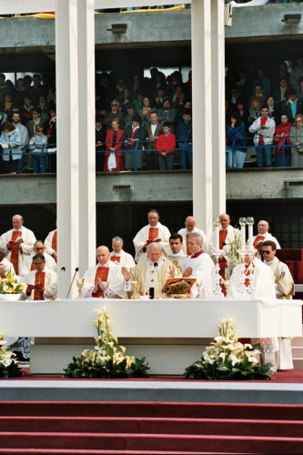 Papa Giovanni Paolo II - Verona (negativo) di Ceolin, Elio (ultimo quarto sec. XX)