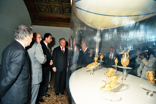 Carlo Bernini - Palazzo Ducale <Venezia> - Interno (negativo) di Ceolin, Elio (ultimo quarto sec. XX)