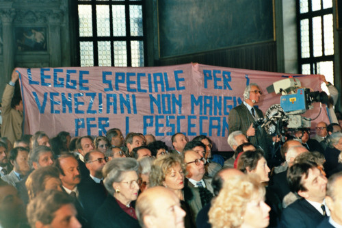 Palazzo Ducale <Venezia> - Sala dello Scrutinio (negativo) di Ceolin, Elio (studio fotografico) (ultimo quarto XX)