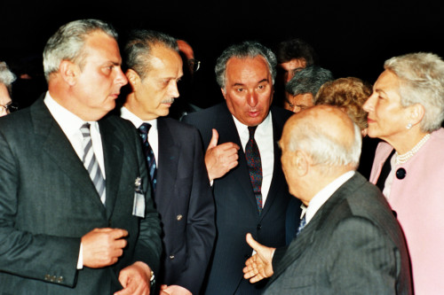 Presidente Ronald Reagan - Venezia (negativo) di Ceolin, Elio (studio fotografico) (ultimo quarto XX)