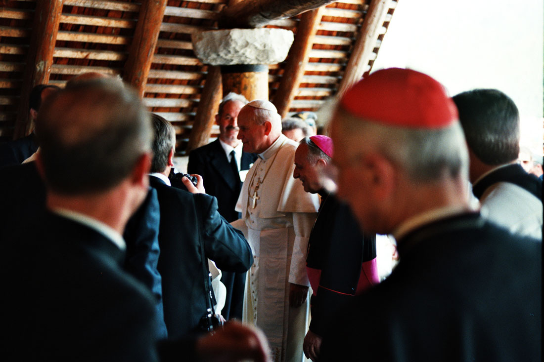 Papa Giovanni Paolo II - Val Visdende (negativo) di Ceolin, Elio (ultimo quarto sec. XX)
