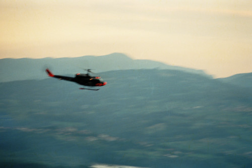 Elicottero - Giovanni Paolo II - Col Cumano (negativo) di Ceolin, Elio (ultimo quarto sec. XX)