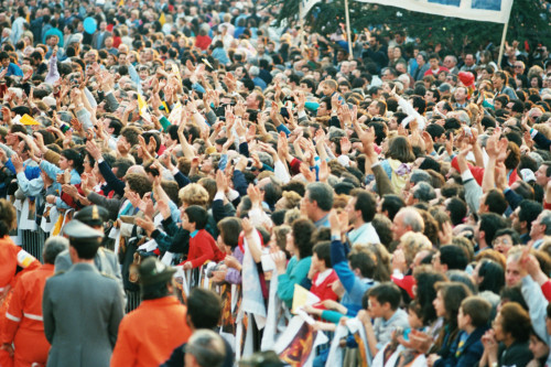 Papa Giovanni Paolo II - Verona (negativo) di Ceolin, Elio (ultimo quarto sec. XX)