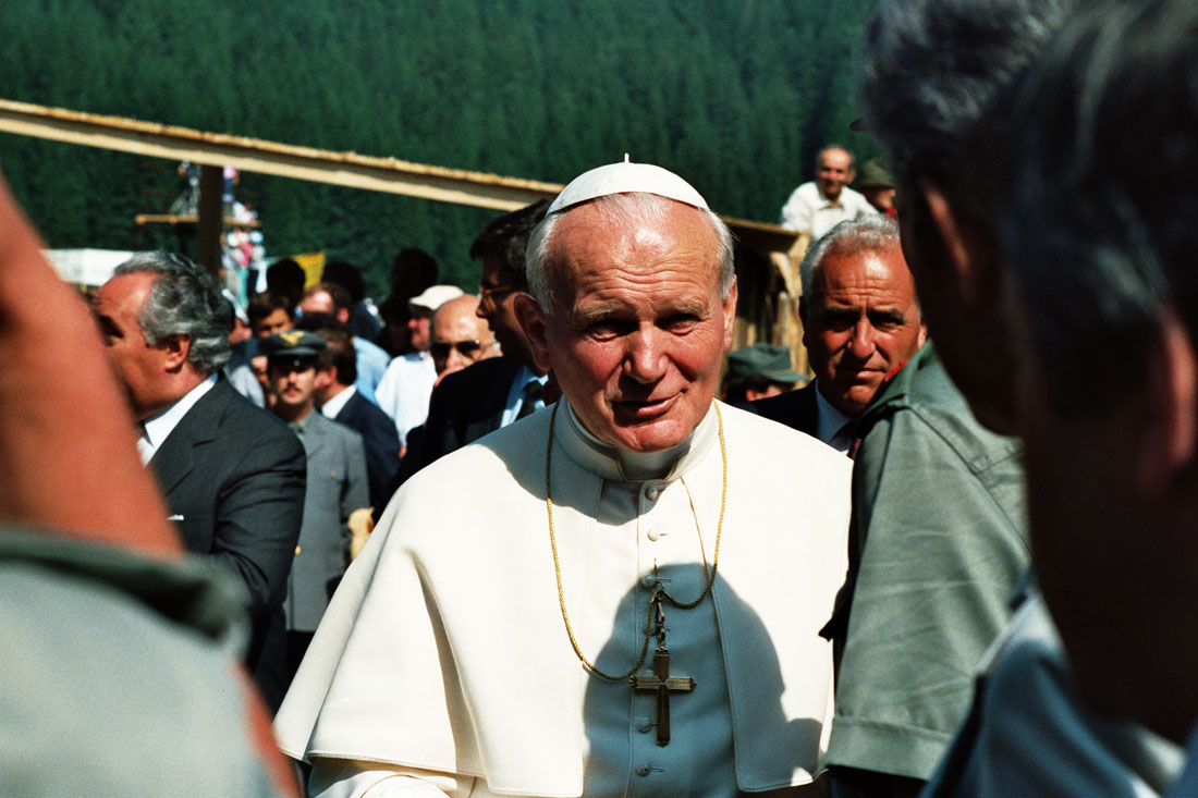 Papa Giovanni Paolo II - Val Visdende (negativo) di Ceolin, Elio (ultimo quarto sec. XX)