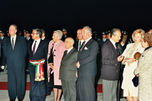 Presidente Ronald Reagan - Venezia (negativo) di Ceolin, Elio (studio fotografico) (ultimo quarto XX)