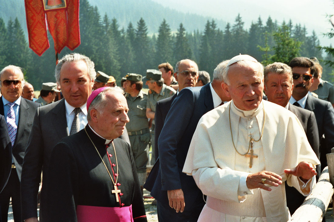 Papa Giovanni Paolo II - Val Visdende (negativo) di Ceolin, Elio (ultimo quarto sec. XX)