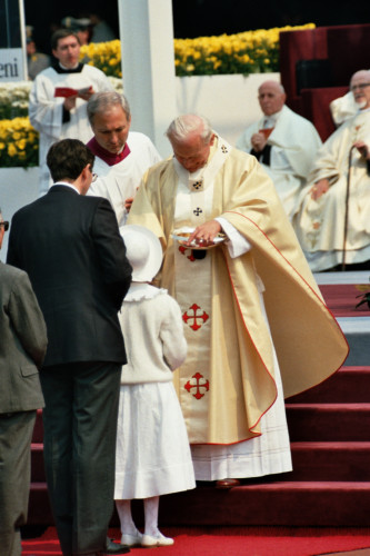 Papa Giovanni Paolo II - Verona (negativo) di Ceolin, Elio (ultimo quarto sec. XX)