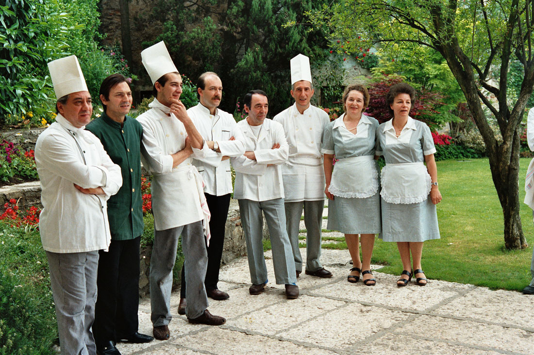 Hotel Villa Cipriani - Visita Regina Madre - Asolo (negativo) di Ceolin, Elio (ultimo quarto sec. XX)