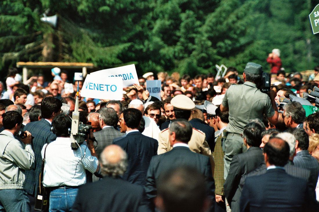 Papa Giovanni Paolo II - Val Visdende (negativo) di Ceolin, Elio (ultimo quarto sec. XX)