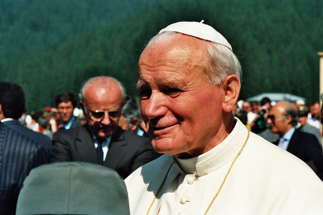 Papa Giovanni Paolo II - Val Visdende (negativo) di Ceolin, Elio (ultimo quarto sec. XX)