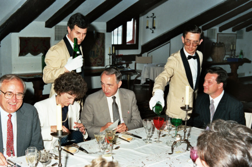 Politici - Vertice Economico - Venezia - 1987 (negativo) di Ceolin, Elio (studio fotografico) (ultimo quarto XX)