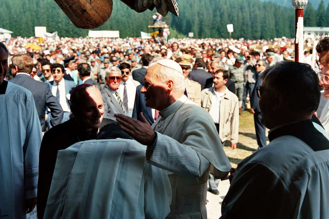 Papa Giovanni Paolo II - Val Visdende (negativo) di Ceolin, Elio (ultimo quarto sec. XX)
