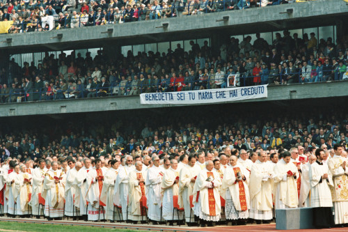 Papa Giovanni Paolo II - Verona (negativo) di Ceolin, Elio (ultimo quarto sec. XX)