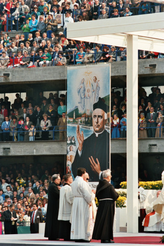 Papa Giovanni Paolo II - Verona (negativo) di Ceolin, Elio (ultimo quarto sec. XX)