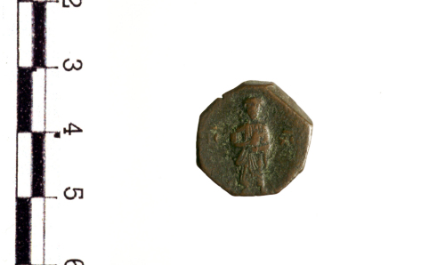 moneta - quarto di nummus (sec. XII d.C.)