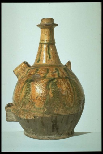 fiasca di pellegrinaggio - manifattura padovana (sec. XVI)