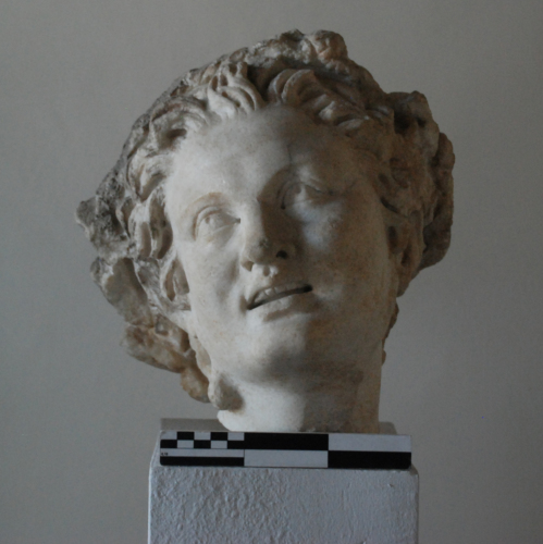 Satiro (testa maschile, testa di Satiro, Satiro) - periodo romano/ età antoniniana (sec. II d.C.)