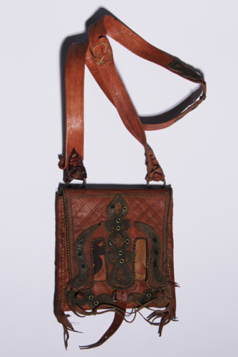 sacca/borsa di cuoio (1900 c.a.)