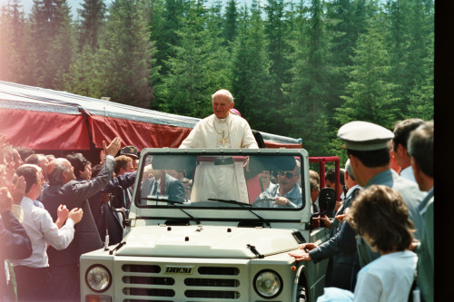 Papa Giovanni Paolo II - Val Visdende (negativo) di Ceolin, Elio (ultimo quarto sec. XX)