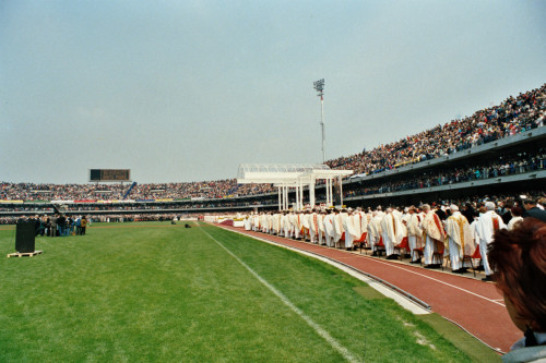 Papa Giovanni Paolo II - Verona (negativo) di Ceolin, Elio (ultimo quarto sec. XX)