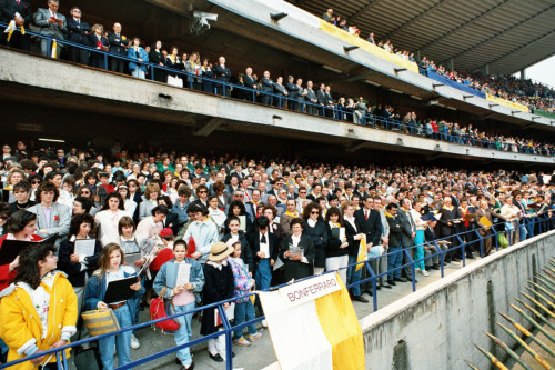 Papa Giovanni Paolo II - Verona (negativo) di Ceolin, Elio (ultimo quarto sec. XX)