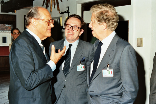 Politici - Vertice Economico - Venezia - 1987 (negativo) di Ceolin, Elio (studio fotografico) (ultimo quarto XX)