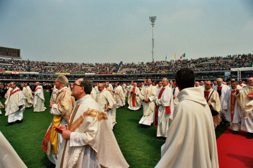 Papa Giovanni Paolo II - Verona (negativo) di Ceolin, Elio (ultimo quarto sec. XX)