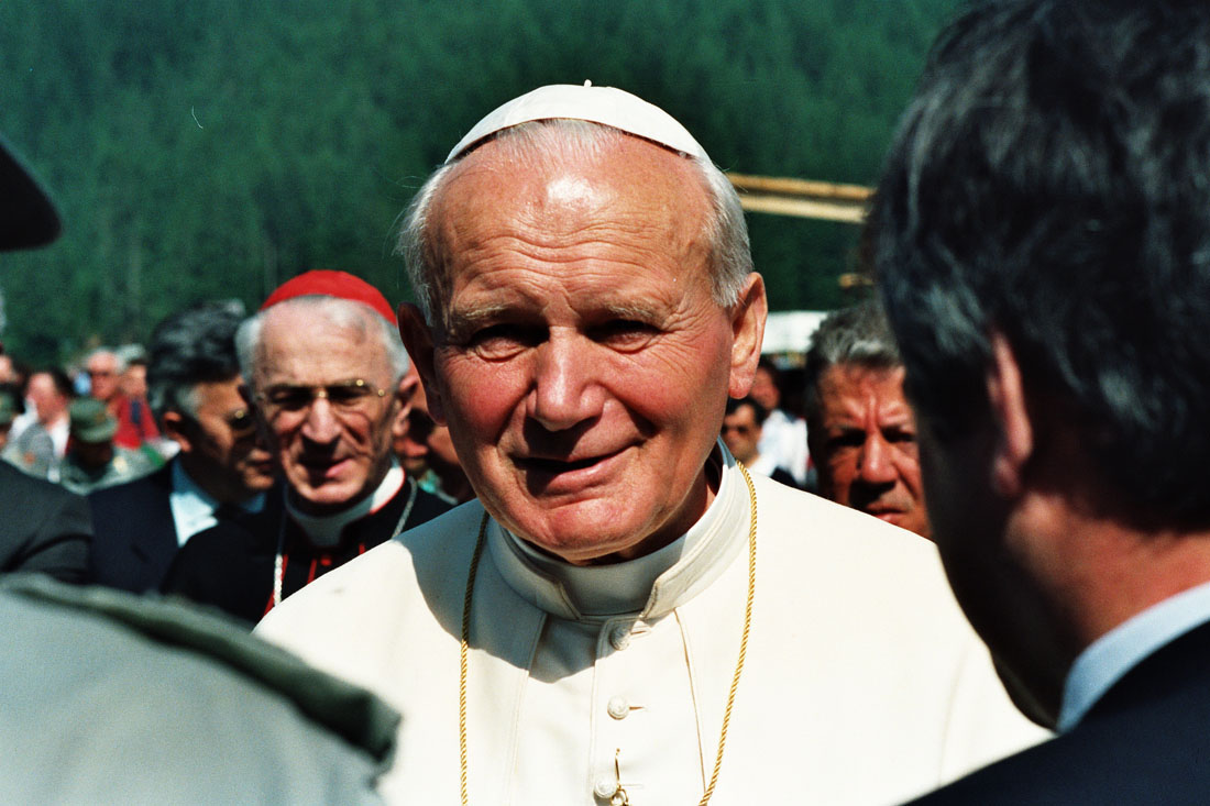 Papa Giovanni Paolo II - Val Visdende (negativo) di Ceolin, Elio (ultimo quarto sec. XX)