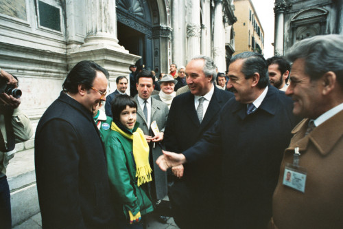 Raùl Ricardo Alfonsin - Carlo Bernini - Venezia (negativo) di Ceolin, Elio (studio fotografico) (ultimo quarto XX)