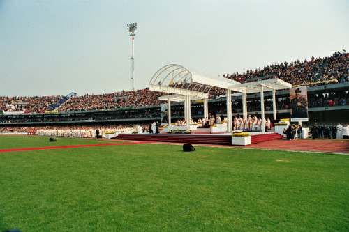 Papa Giovanni Paolo II - Verona (negativo) di Ceolin, Elio (ultimo quarto sec. XX)