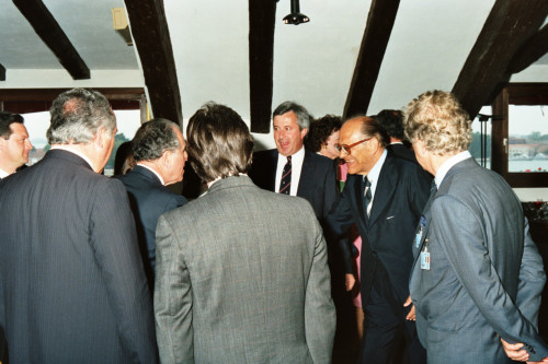 Politici - Vertice Economico - Venezia - 1987 (negativo) di Ceolin, Elio (studio fotografico) (ultimo quarto XX)
