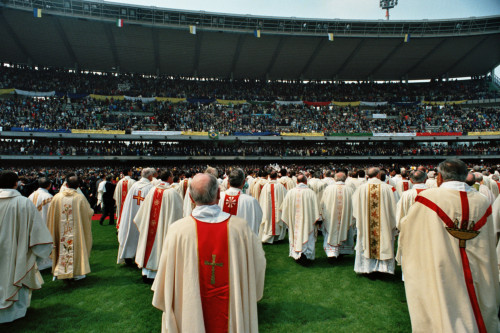 Papa Giovanni Paolo II - Verona (negativo) di Ceolin, Elio (ultimo quarto sec. XX)