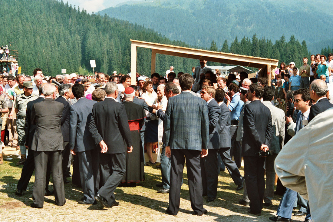Papa Giovanni Paolo II - Val Visdende (negativo) di Ceolin, Elio (ultimo quarto sec. XX)