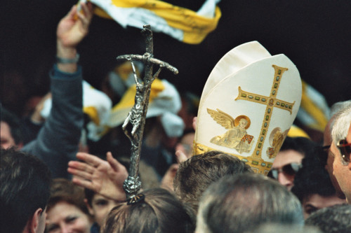 Papa Giovanni Paolo II - Verona (negativo) di Ceolin, Elio (ultimo quarto sec. XX)