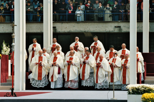 Papa Giovanni Paolo II - Verona (negativo) di Ceolin, Elio (ultimo quarto sec. XX)