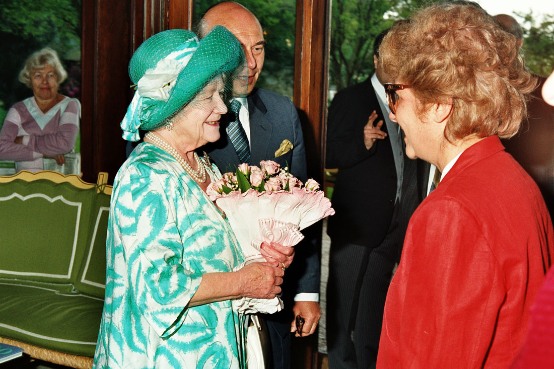 Hotel Villa Cipriani - Visita Regina Madre - Asolo (negativo) di Ceolin, Elio (ultimo quarto sec. XX)