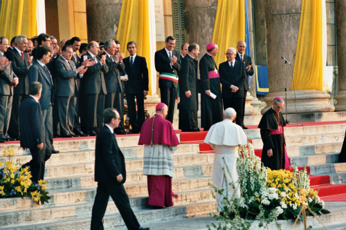 Papa Giovanni Paolo II - Verona (negativo) di Ceolin, Elio (ultimo quarto sec. XX)