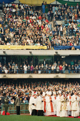 Papa Giovanni Paolo II - Verona (negativo) di Ceolin, Elio (ultimo quarto sec. XX)