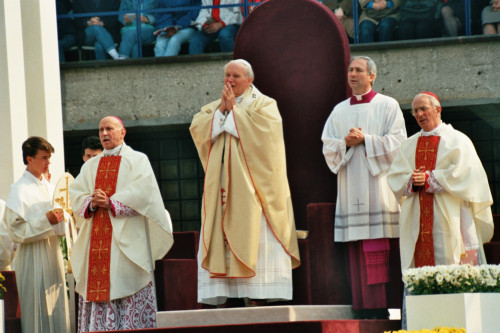 Papa Giovanni Paolo II - Verona (negativo) di Ceolin, Elio (ultimo quarto sec. XX)