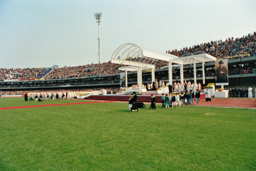 Papa Giovanni Paolo II - Verona (negativo) di Ceolin, Elio (ultimo quarto sec. XX)
