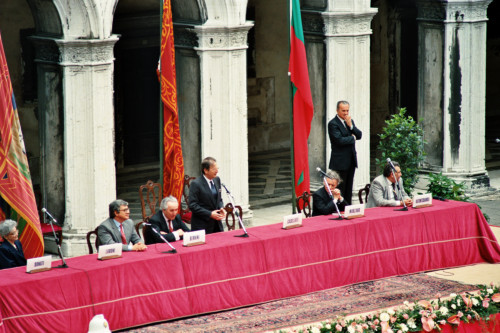 Pubblico - Palazzo Ducale <Venezia> (negativo) di Ceolin, Elio (ultimo quarto sec. XX)