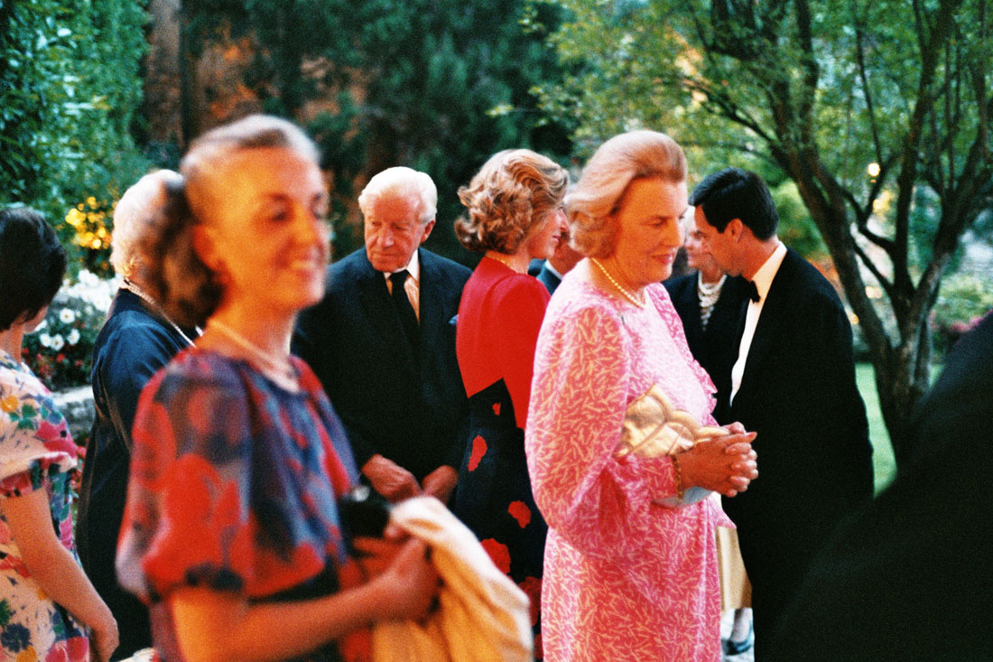 Hotel Villa Cipriani - Visita Regina Madre - Asolo (negativo) di Ceolin, Elio (ultimo quarto sec. XX)