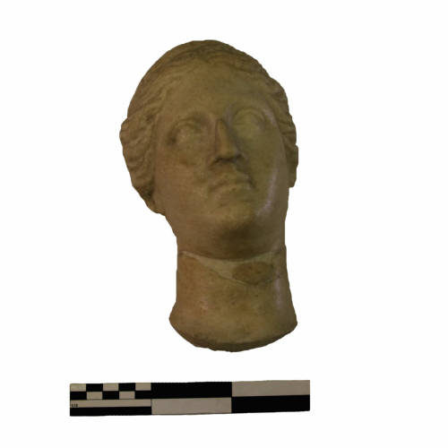 Afrodite (testa) - Ambito ellenistico/ produzione egiziana (prima metà epoca ellenistica/ sec. II a.C.)