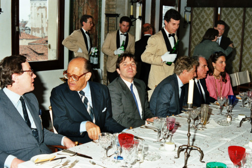 Umberto Carraro - Vertice Economico - Venezia - 1987 (negativo) di Ceolin, Elio (studio fotografico) (ultimo quarto XX)