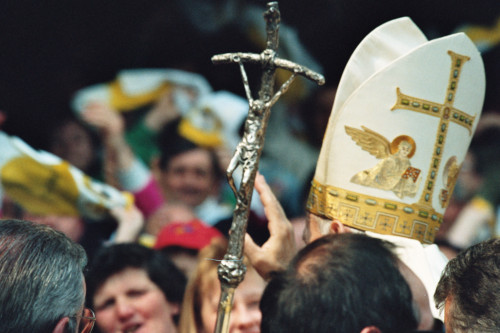 Papa Giovanni Paolo II - Verona (negativo) di Ceolin, Elio (ultimo quarto sec. XX)