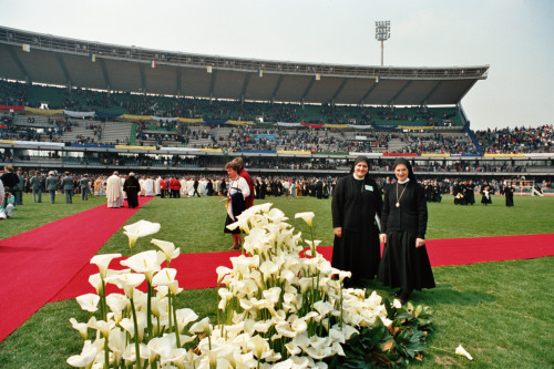 Papa Giovanni Paolo II - Verona (negativo) di Ceolin, Elio (ultimo quarto sec. XX)
