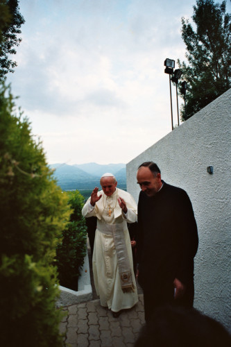 Papa Giovanni Paolo II - Centro Papa Luciani - Santa Giustina (negativo) di Ceolin, Elio (ultimo quarto sec. XX)