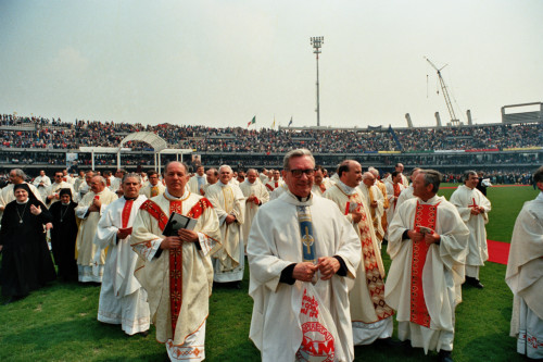 Papa Giovanni Paolo II - Verona (negativo) di Ceolin, Elio (ultimo quarto sec. XX)